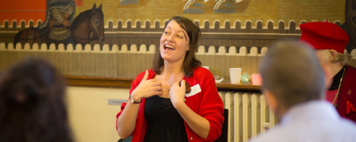 Picture of Renee Berkhout - Woman in her 30s teaching singing