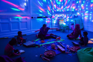 sensory multi lights voice and music session
