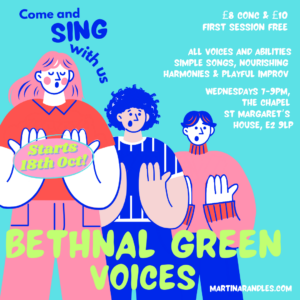 Bethnal Green singing group open to all levels