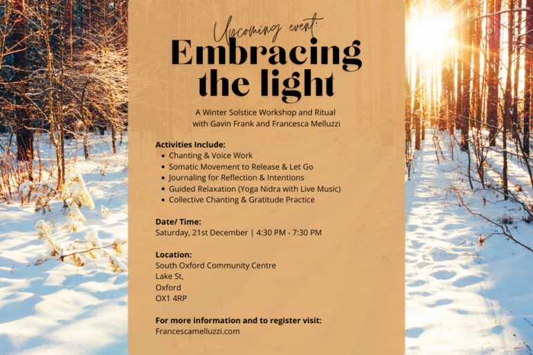 Embracing the Light Winter Solstice and Ritual Natural